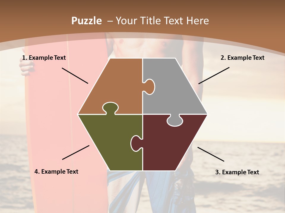 Good Young Tan PowerPoint Template