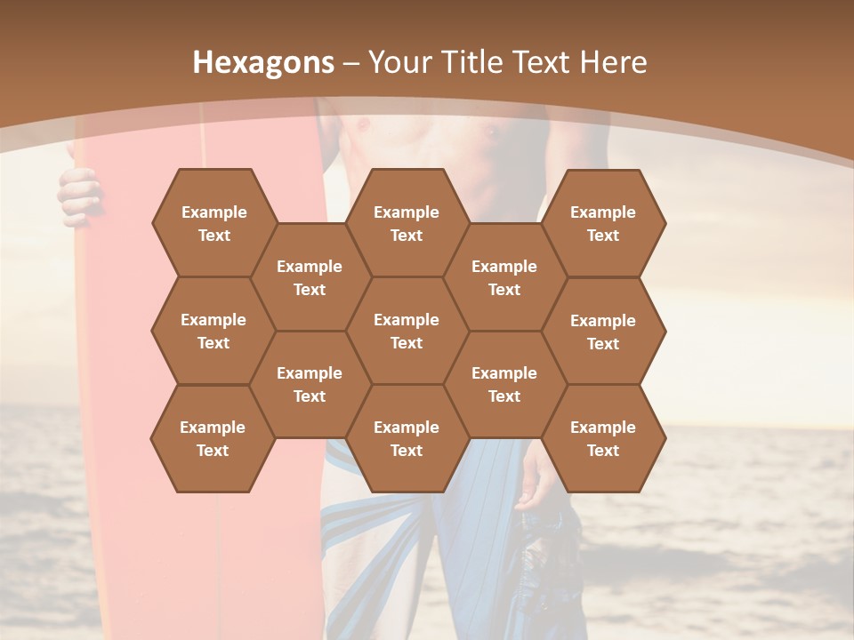 Good Young Tan PowerPoint Template