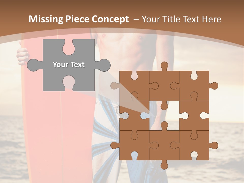 Good Young Tan PowerPoint Template