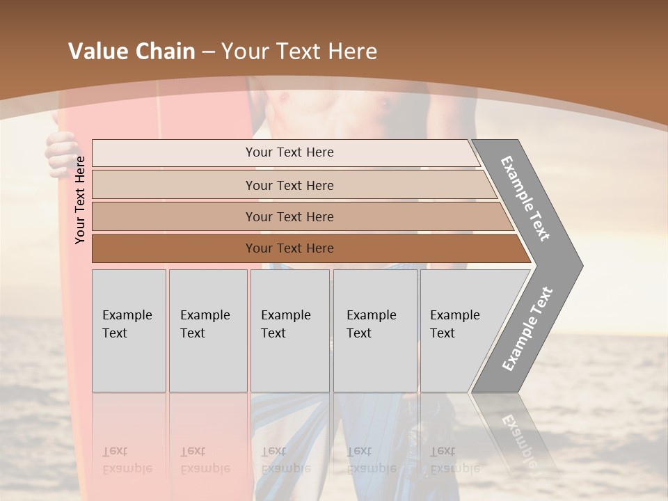 Good Young Tan PowerPoint Template