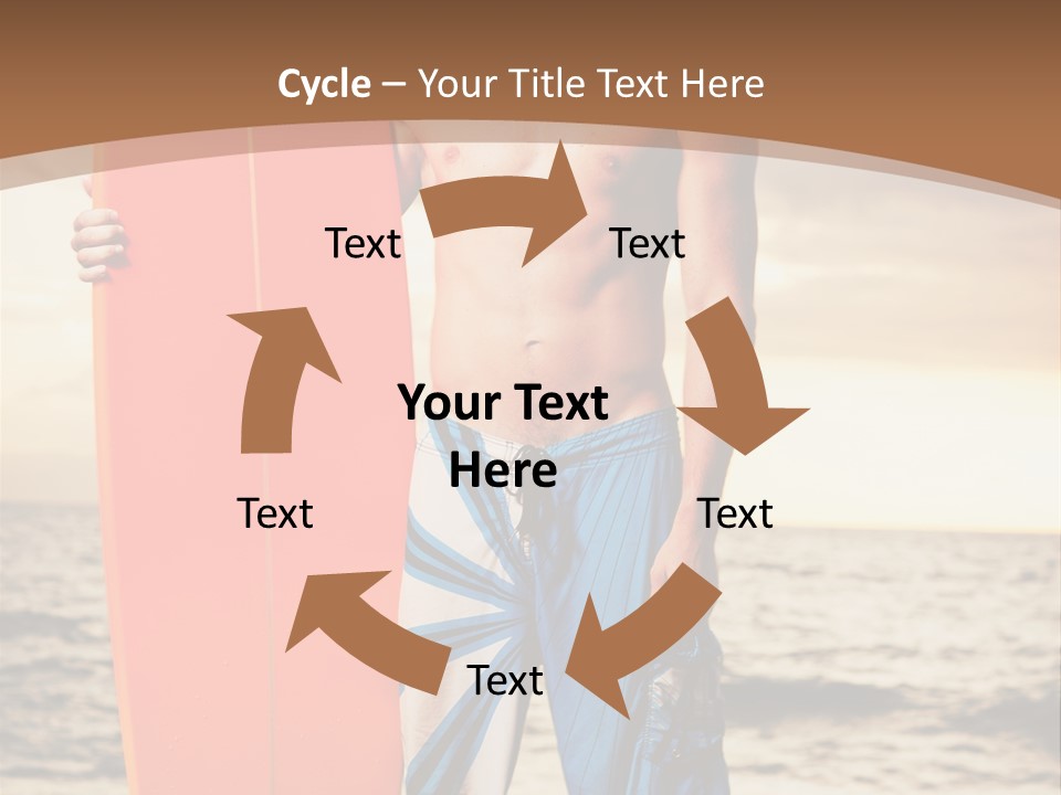 Good Young Tan PowerPoint Template