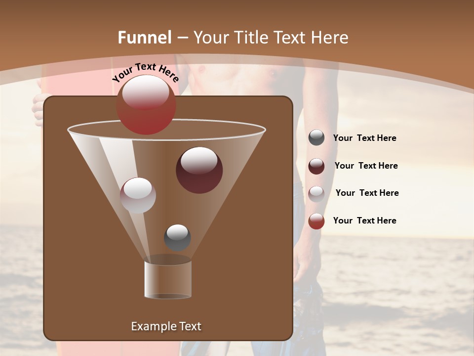 Good Young Tan PowerPoint Template