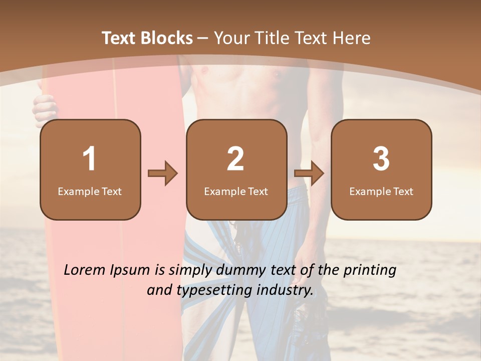 Good Young Tan PowerPoint Template