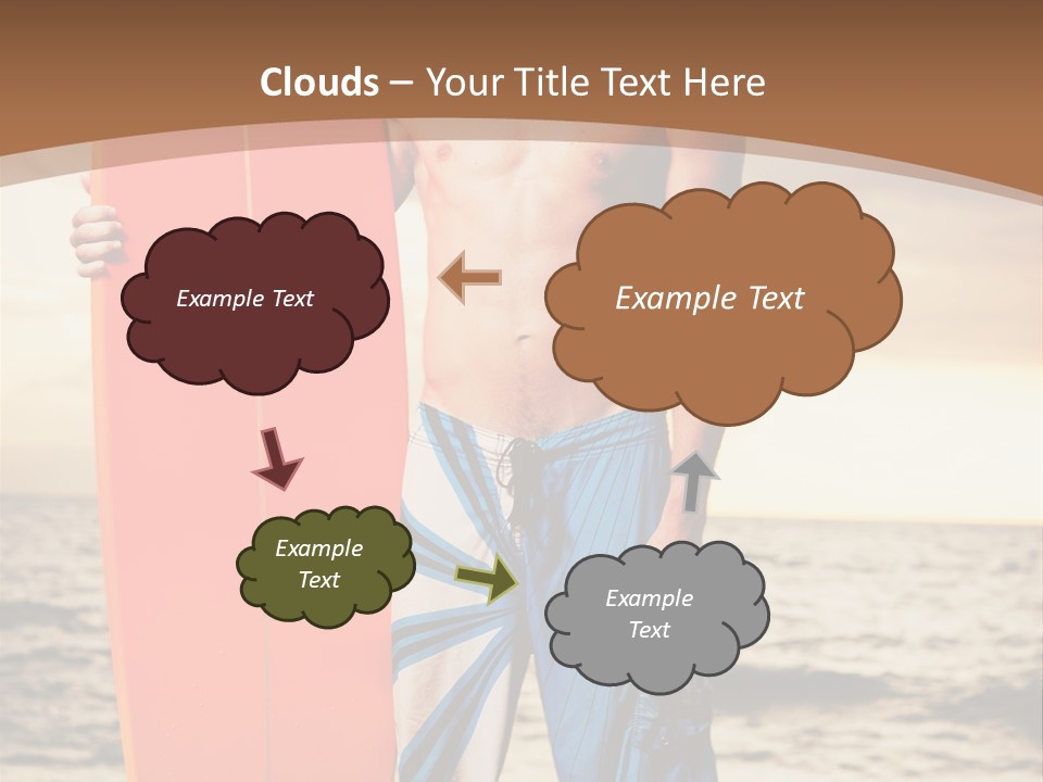 Good Young Tan PowerPoint Template