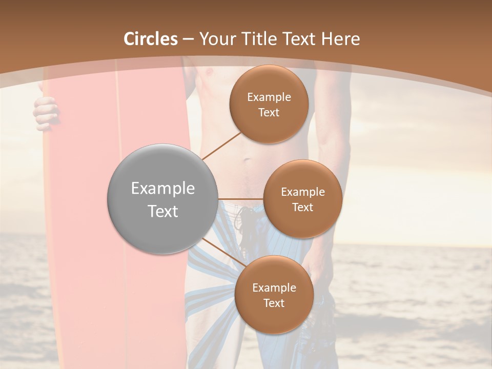 Good Young Tan PowerPoint Template