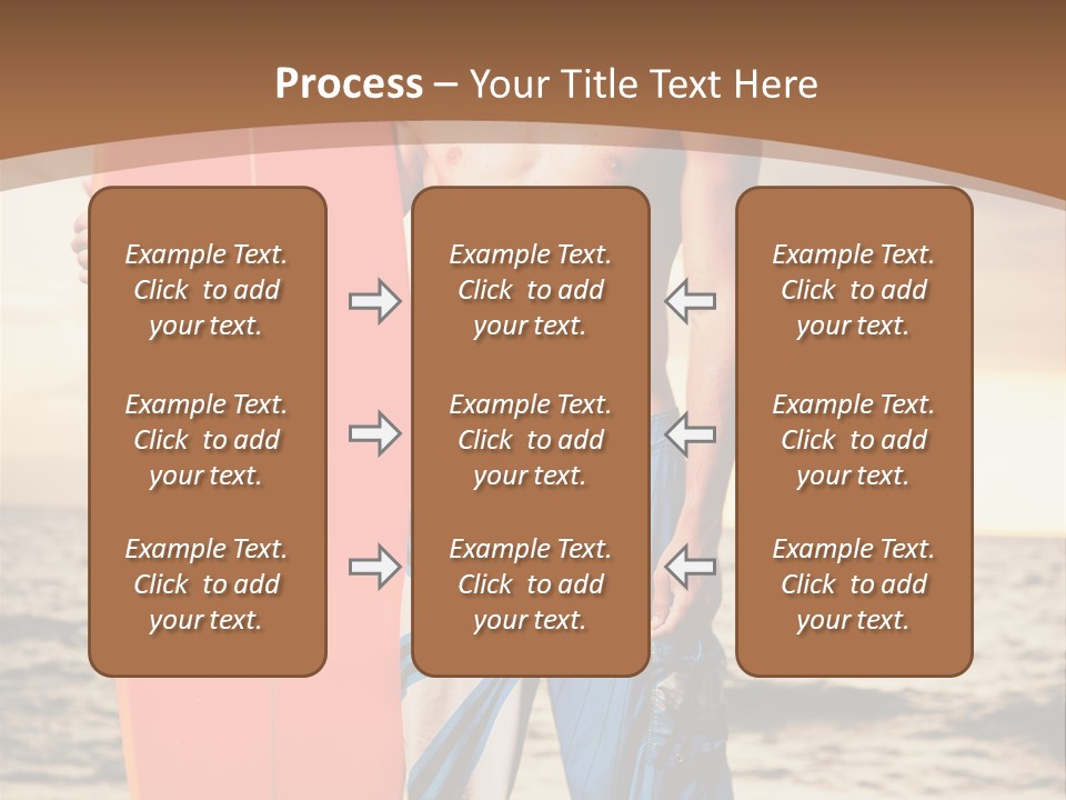 Good Young Tan PowerPoint Template