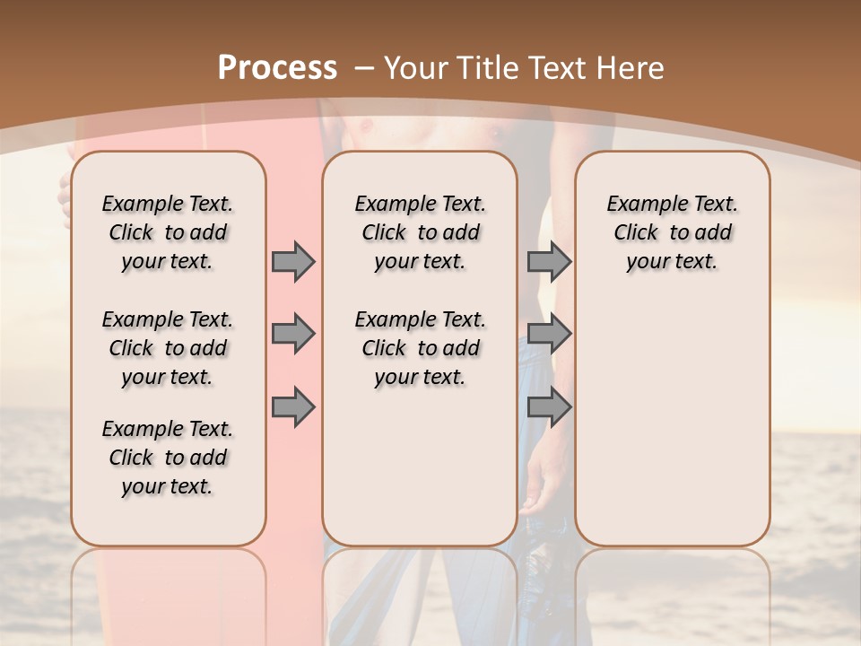 Good Young Tan PowerPoint Template