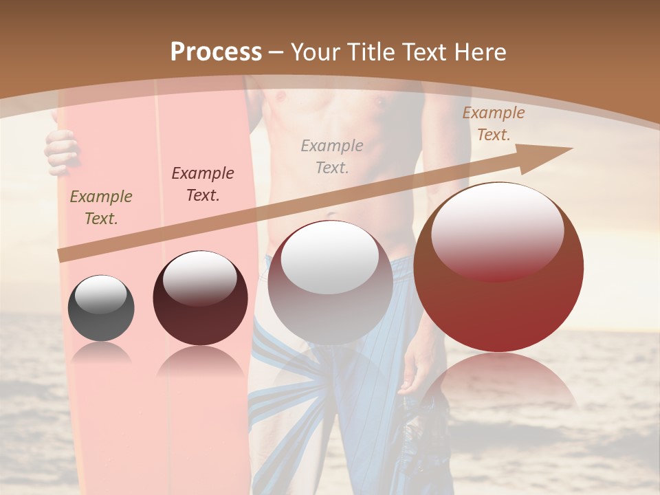 Good Young Tan PowerPoint Template