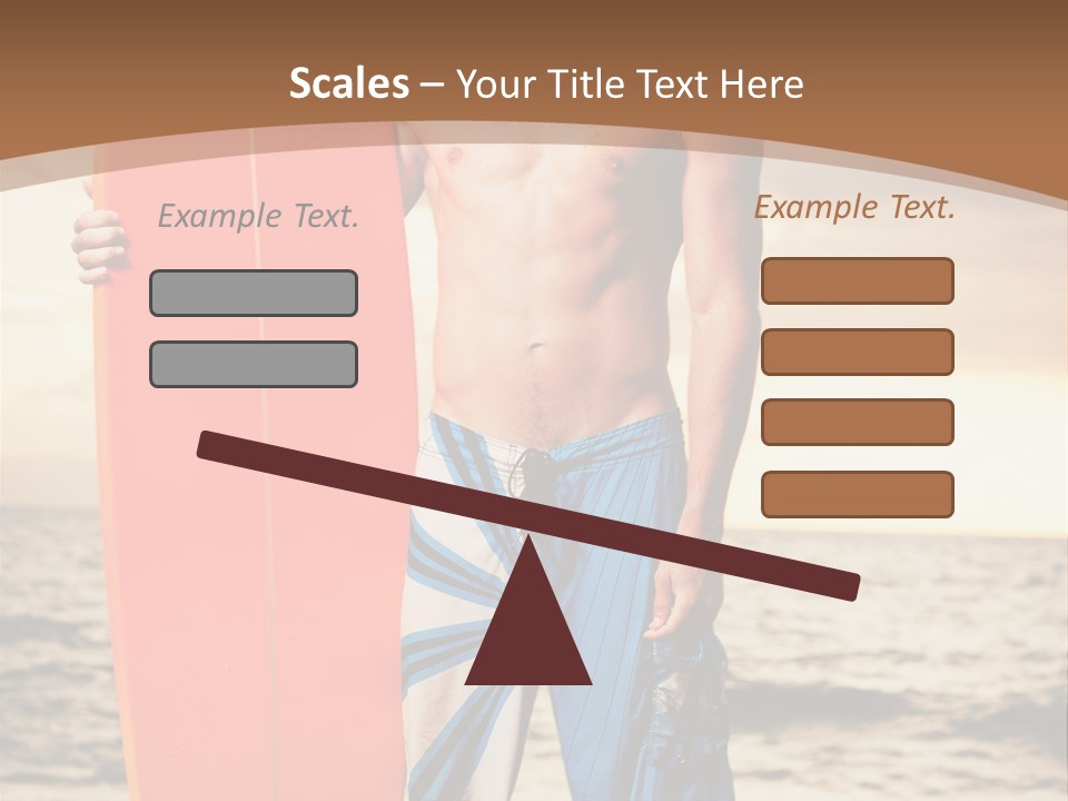 Good Young Tan PowerPoint Template