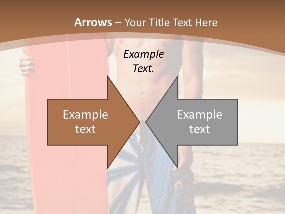 Good Young Tan PowerPoint Template