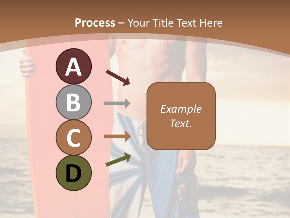Good Young Tan PowerPoint Template