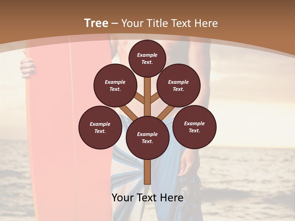 Good Young Tan PowerPoint Template