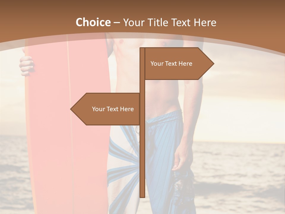 Good Young Tan PowerPoint Template