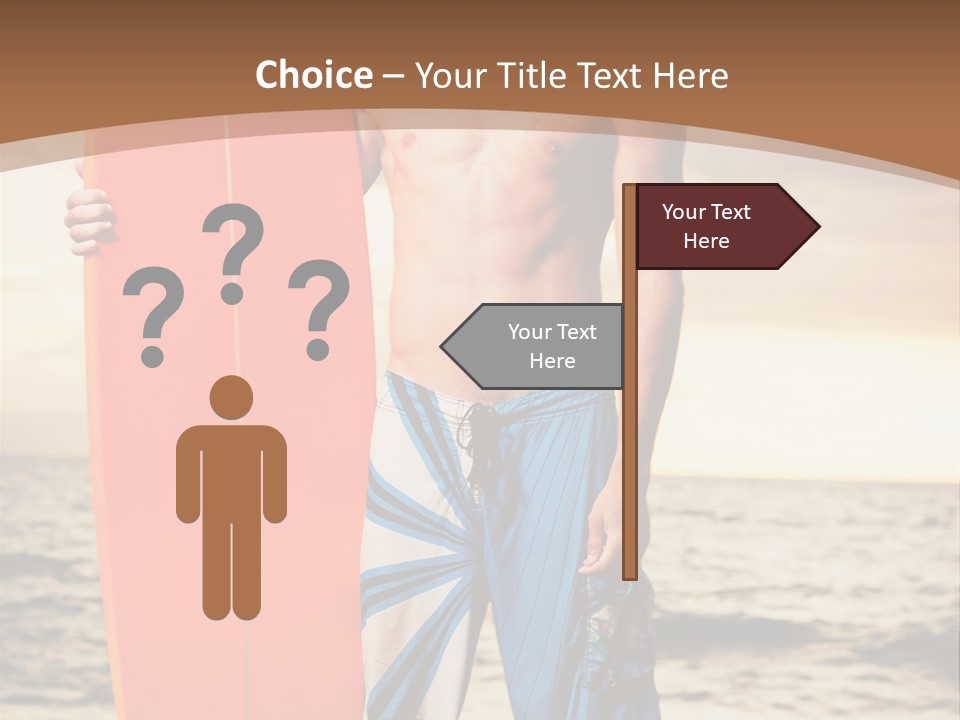 Good Young Tan PowerPoint Template