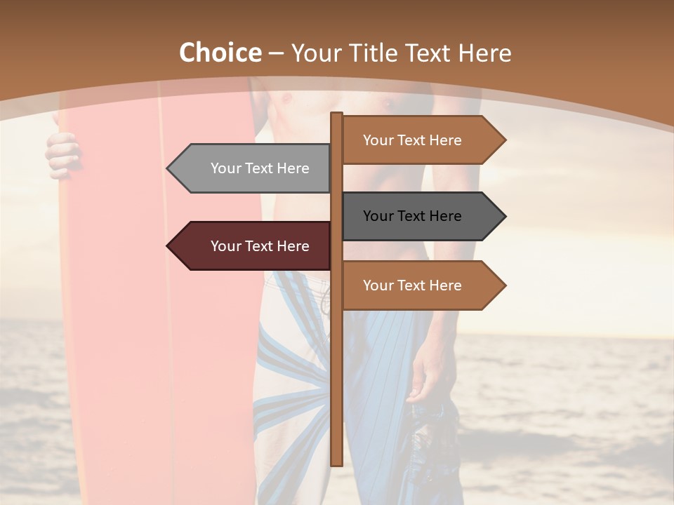 Good Young Tan PowerPoint Template