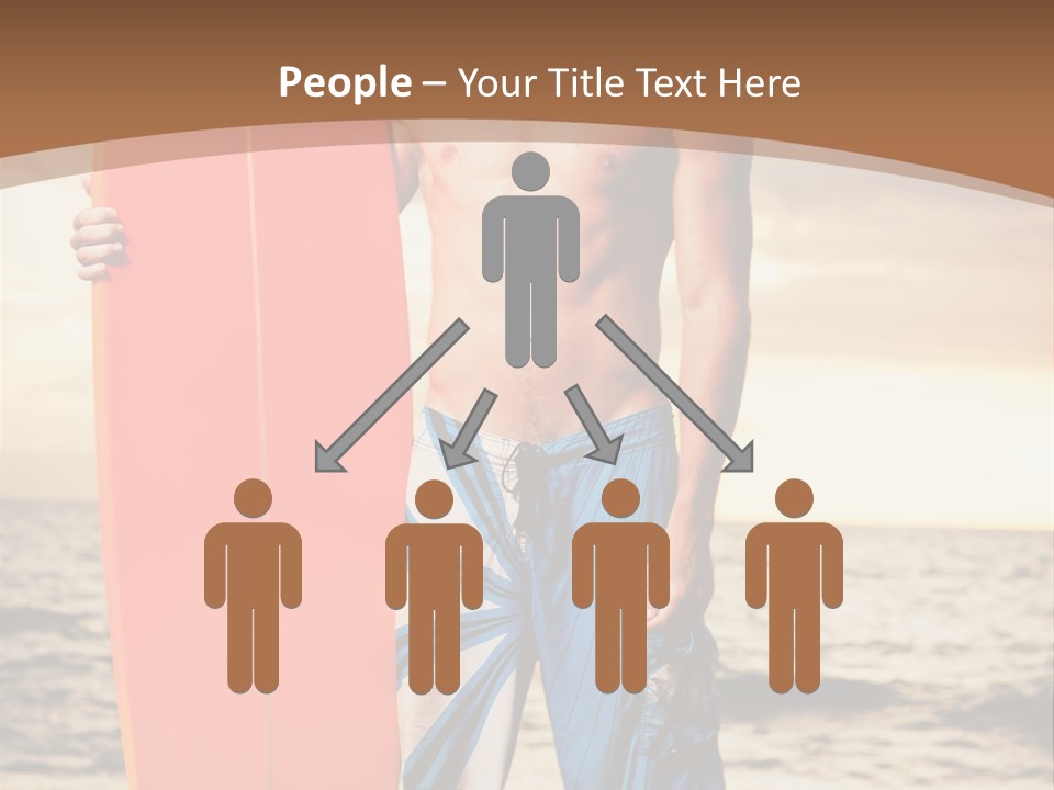 Good Young Tan PowerPoint Template