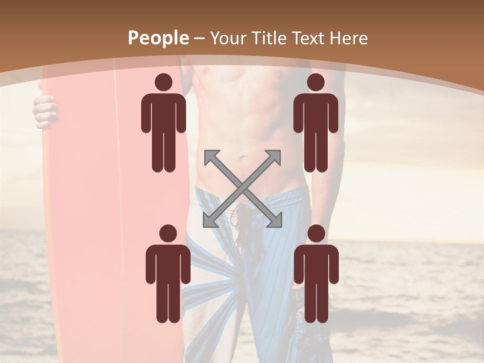 Good Young Tan PowerPoint Template