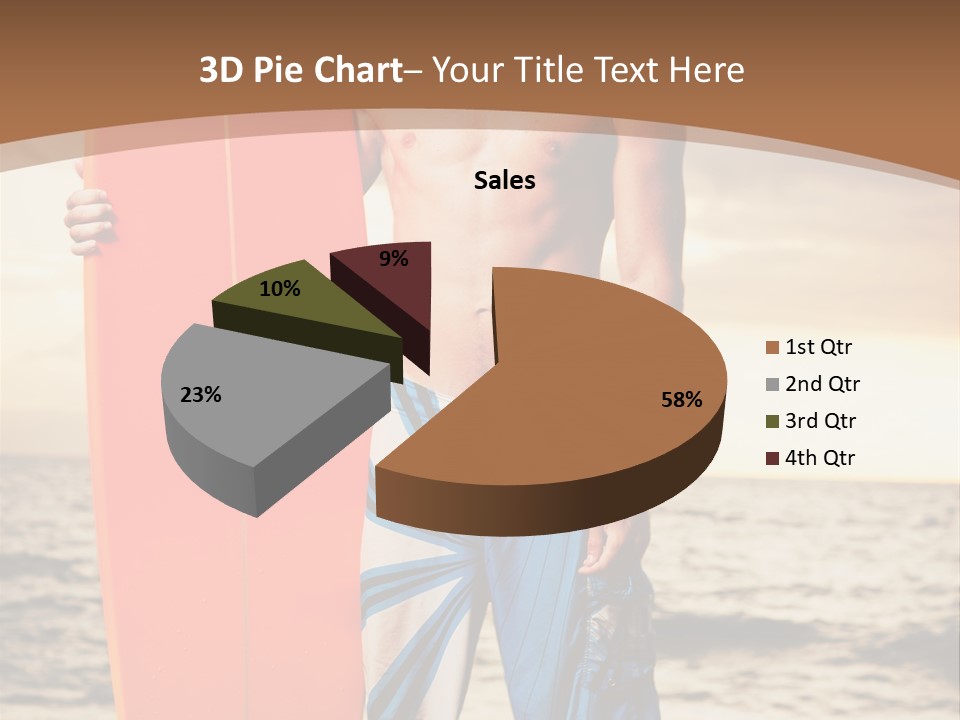 Good Young Tan PowerPoint Template