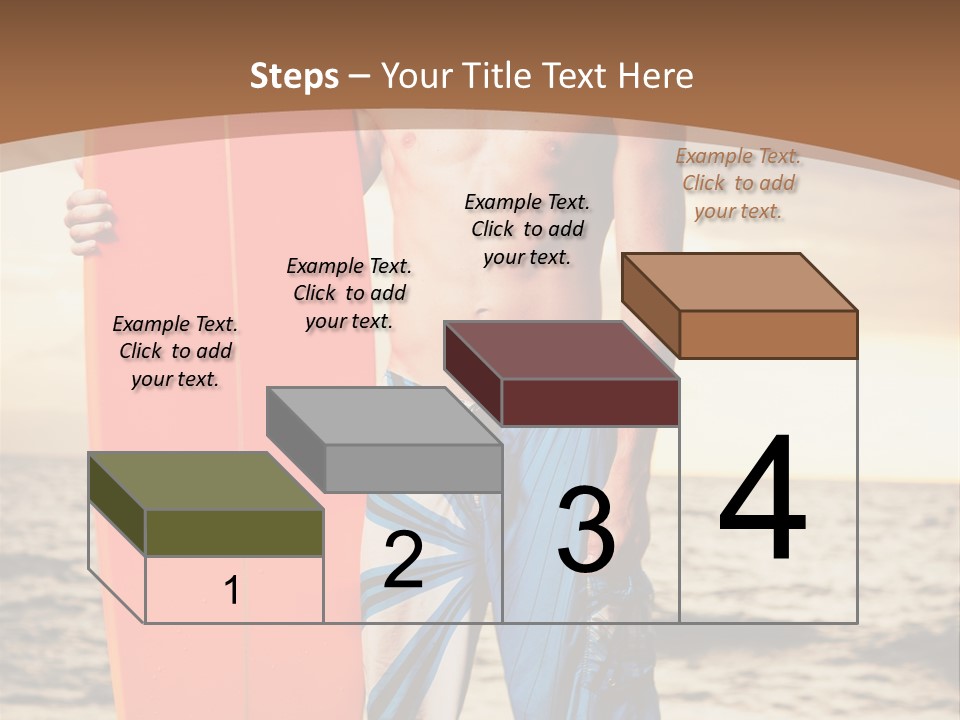 Good Young Tan PowerPoint Template