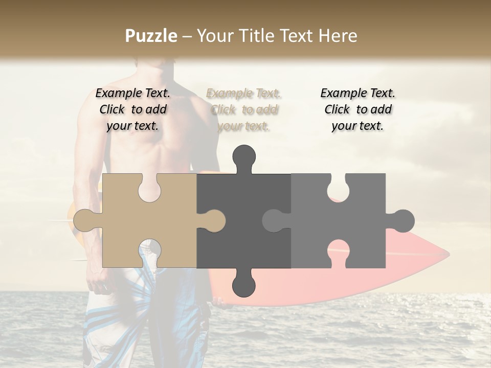 Handsome Hobby Sky PowerPoint Template