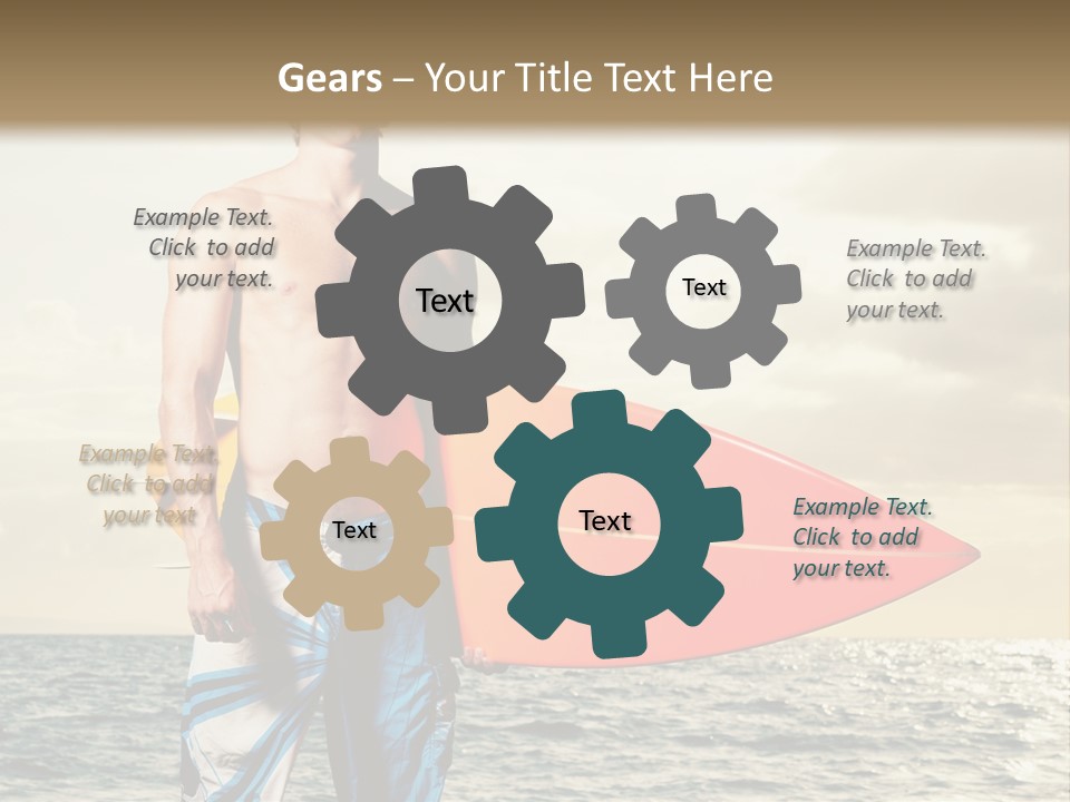 Handsome Hobby Sky PowerPoint Template