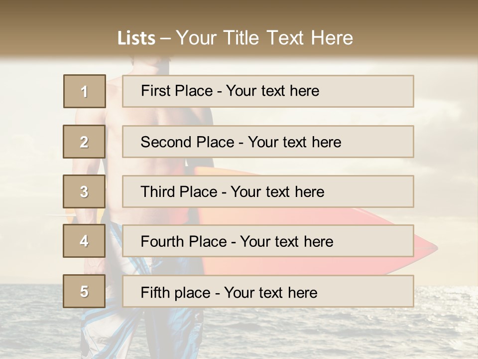 Handsome Hobby Sky PowerPoint Template