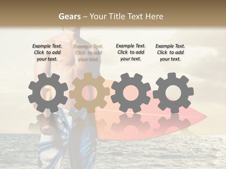 Handsome Hobby Sky PowerPoint Template