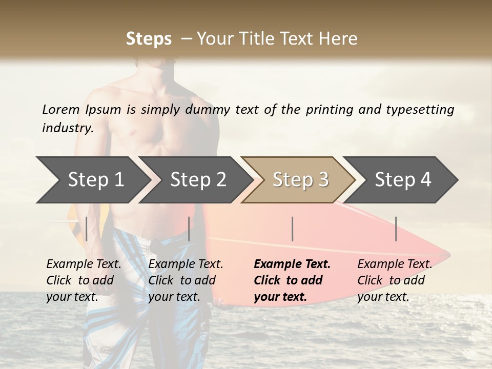 Handsome Hobby Sky PowerPoint Template