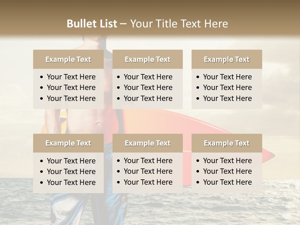 Handsome Hobby Sky PowerPoint Template