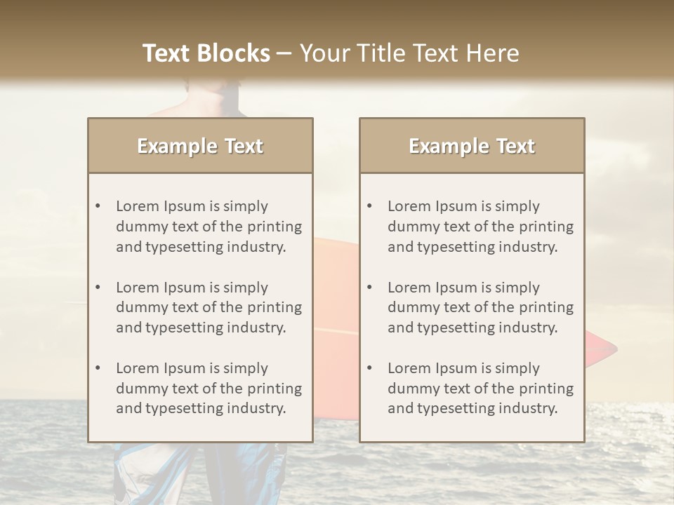 Handsome Hobby Sky PowerPoint Template