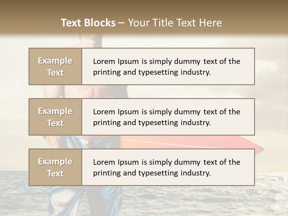 Handsome Hobby Sky PowerPoint Template