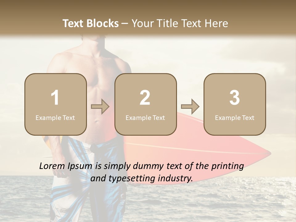Handsome Hobby Sky PowerPoint Template