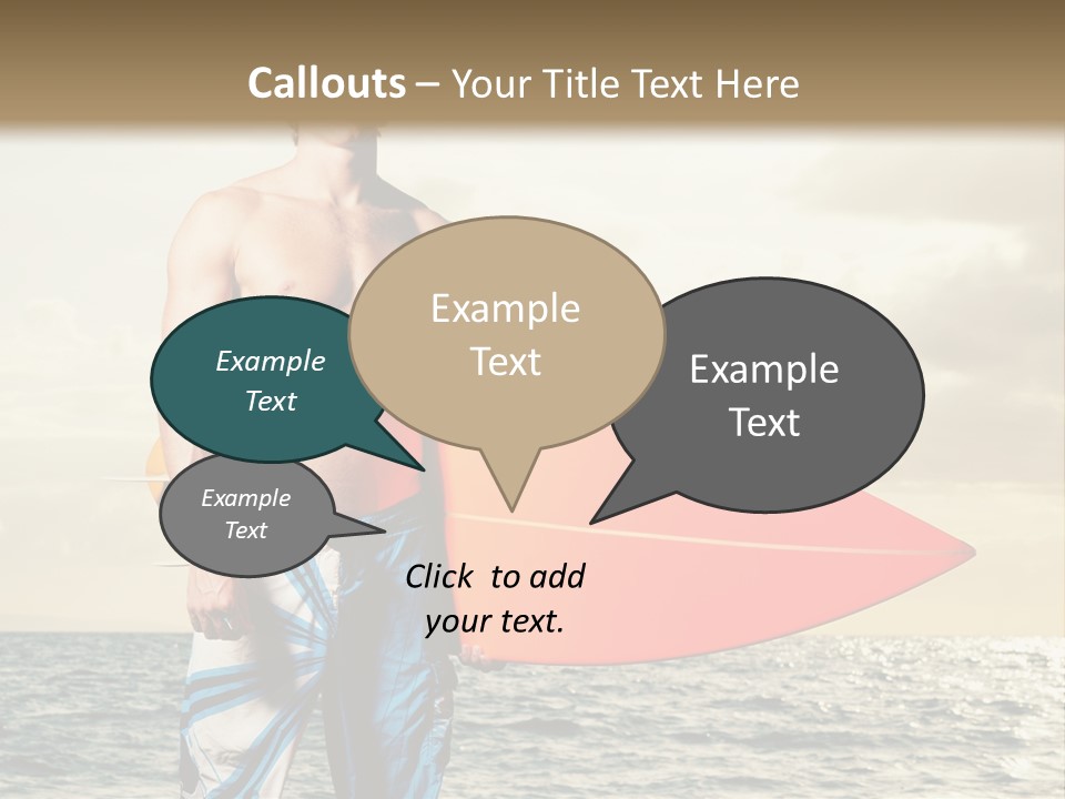 Handsome Hobby Sky PowerPoint Template