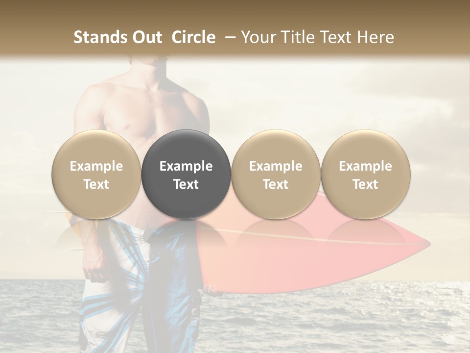 Handsome Hobby Sky PowerPoint Template