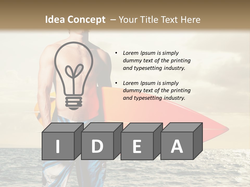 Handsome Hobby Sky PowerPoint Template