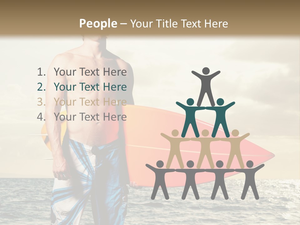 Handsome Hobby Sky PowerPoint Template