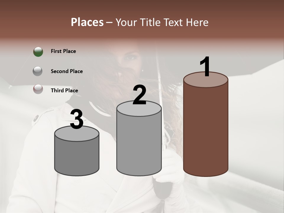 Pretty Woman Black PowerPoint Template