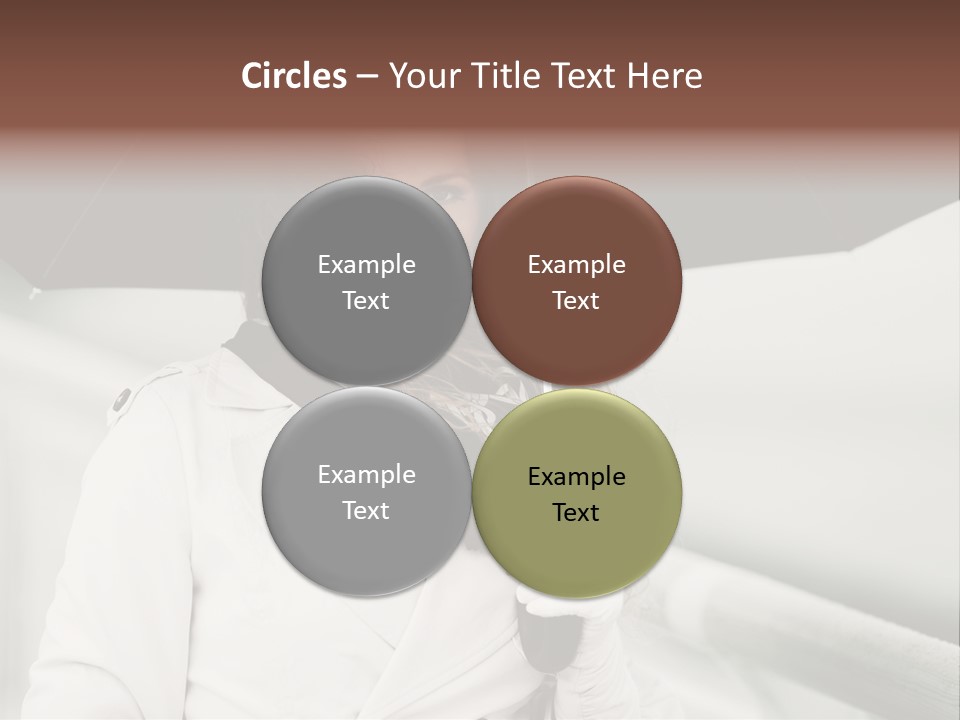 Pretty Woman Black PowerPoint Template