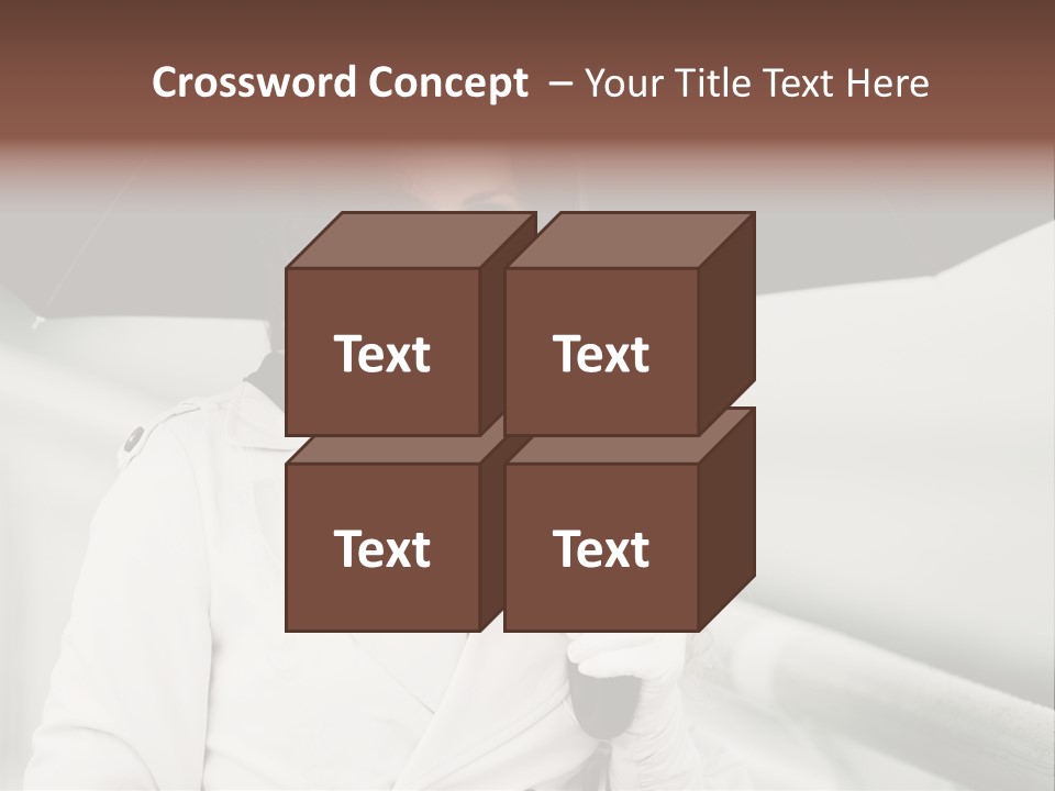 Pretty Woman Black PowerPoint Template