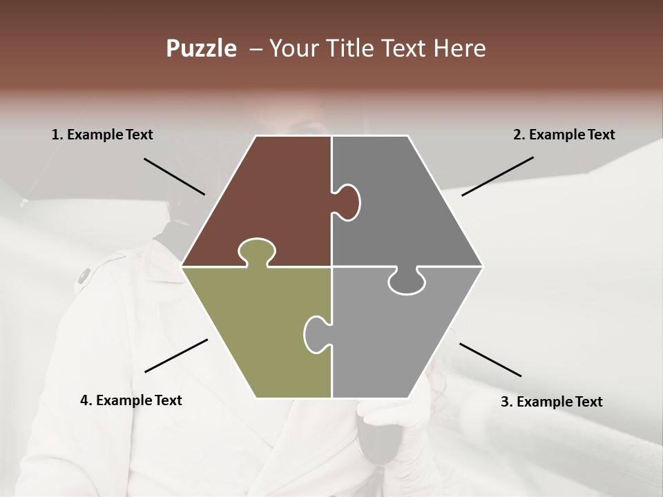 Pretty Woman Black PowerPoint Template