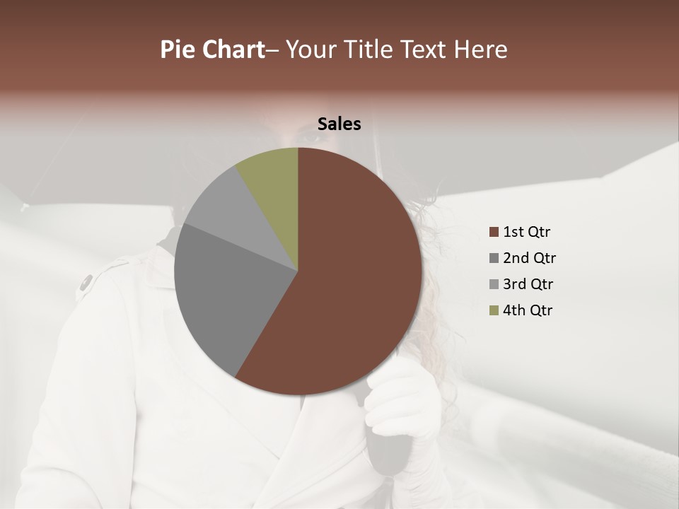 Pretty Woman Black PowerPoint Template