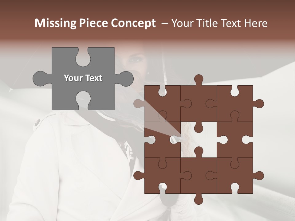 Pretty Woman Black PowerPoint Template