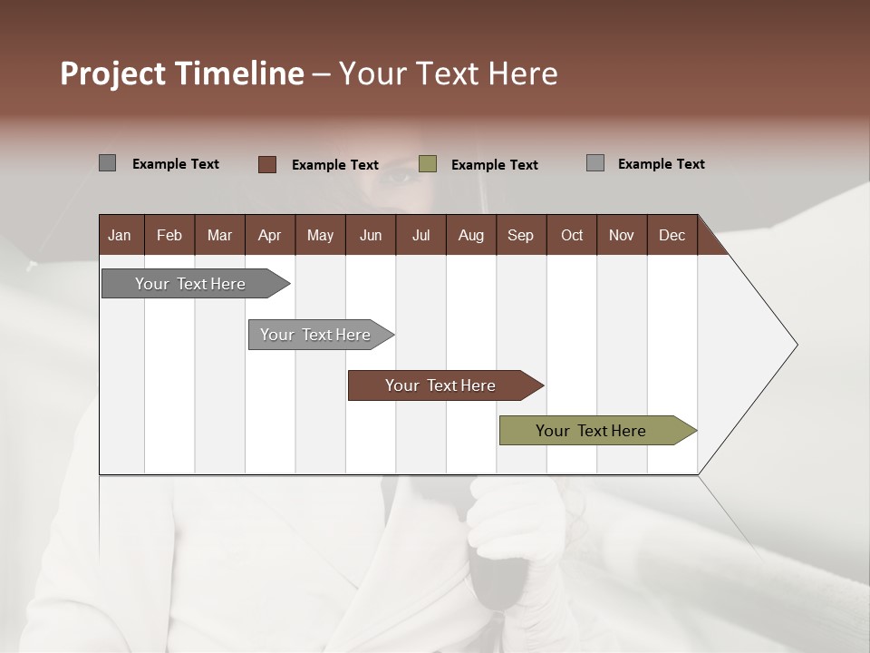 Pretty Woman Black PowerPoint Template