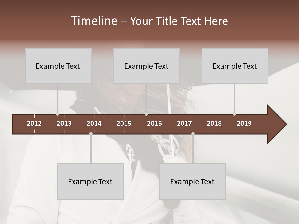 Pretty Woman Black PowerPoint Template