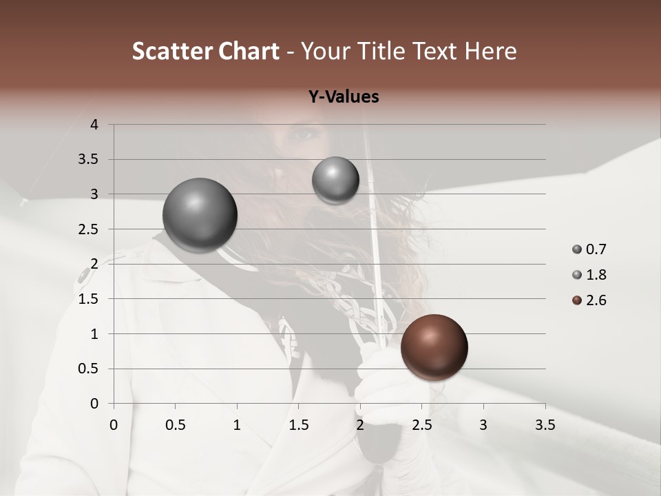 Pretty Woman Black PowerPoint Template