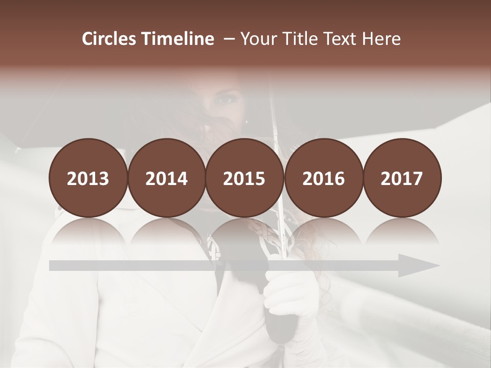 Pretty Woman Black PowerPoint Template