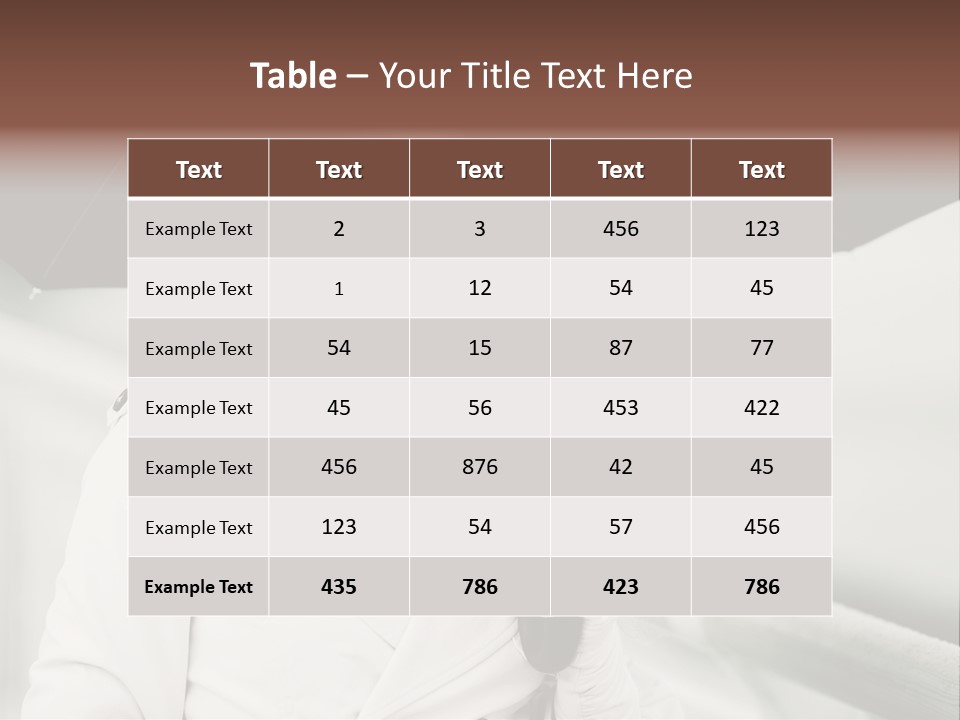 Pretty Woman Black PowerPoint Template