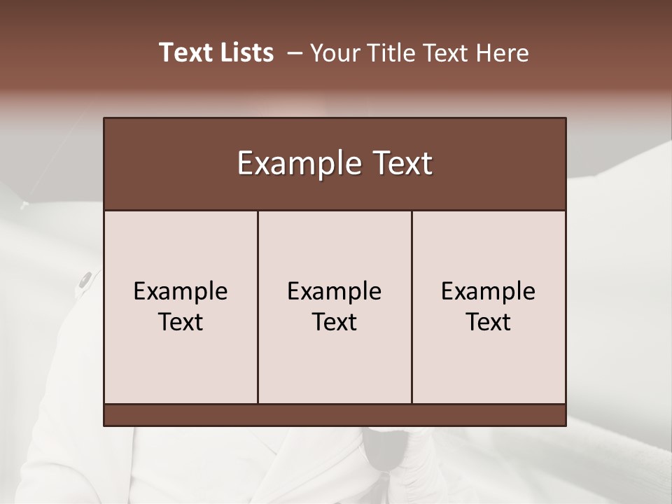 Pretty Woman Black PowerPoint Template