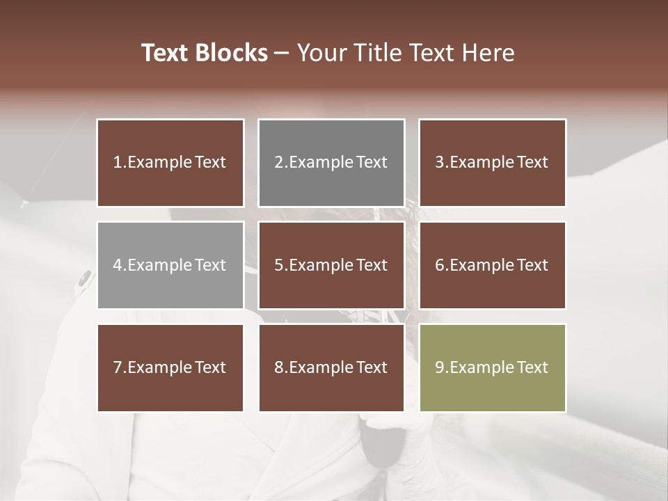 Pretty Woman Black PowerPoint Template