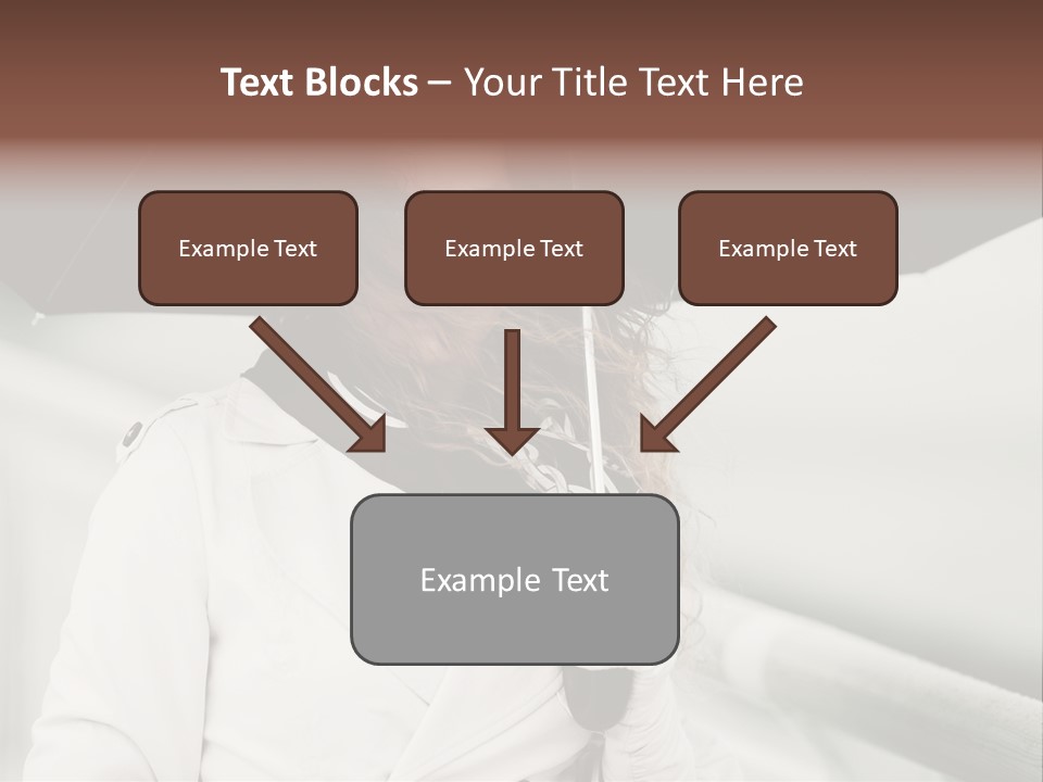 Pretty Woman Black PowerPoint Template